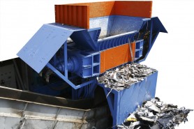 Rotary shearing machine FX to scrap metal recycling