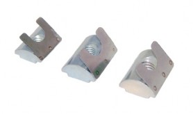 Spring nuts for aluminium profile slot