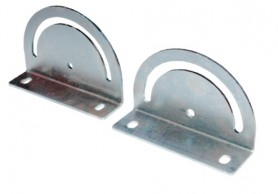 Shelf adjusting plates for construction from aluminium profile