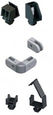 Holders for cabin from aluminium profile