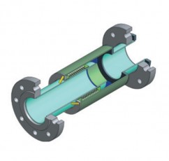 X-Pressed Expansion Joints with Fixed ﬂange and Floating Flange on the other end DBKF-90 DBKF-120