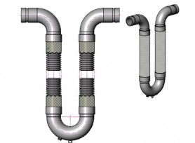 U-type, 3D braided Loop-joint, Welded End