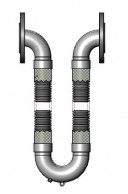 U-type, 3D Braided Loop Expansion Joints, Flanged-picture