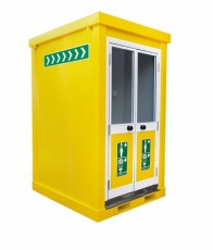 Emergency shower cabinets