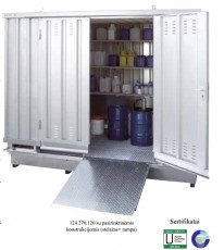 SLH NB 1x2; 5x2 container warehouses for chemicals