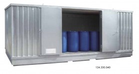 SLT 1x2; 5x2 insulated container warehouses for chemicals