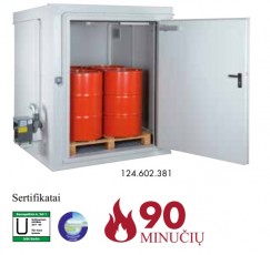 Fire Resistant Container Warehouse for Barrels F90 WCS FASS