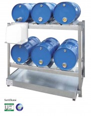 Shelves for horizontal storage of 60L drums  AR 1150, AR 2000