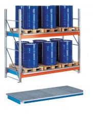 Suspended pouring baths WSR-E for pallet racking