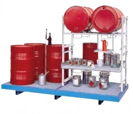 Chemical storage racks