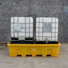 1200 L prasiliejimų surinkimo padėklinė vonia IBC-KTC konteineriams