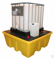 1260 L black or yellow pallet baths for IBC-KTC containers