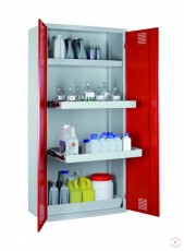 Safe cabinets for toxic materials