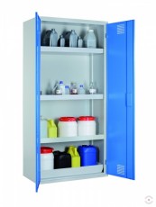 Safe 1950x950x500 mm, blue cabinet for toxic materials