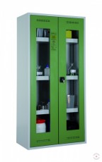 Safe 1950x950x500 mm, green cabinet for toxic materials