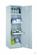 Cabinet with extendable shelves, 1935x600x570 mm, for toxic materials