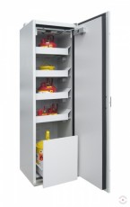 90 min fire safe, 1 door, 3 pull-out shelves, with drawer 90-600 VS3ES