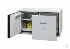 90 min fireproof, 1 door cabinet with drawer 90-1100-500 FTSF