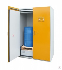 90 min fire resistant 2 door cabinet for 2x200 L barrels FAS 90-1550 CW