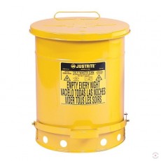 34 L saugus, pedalu atidaromas konteineris naftos produktų atliekoms
