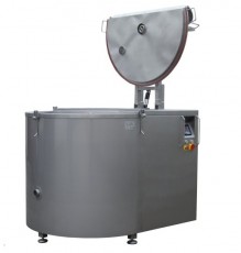 Round section cooking boiler with mechanical mixer type: KKm