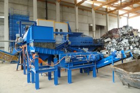 Eddy current separator for ferrous metal separation