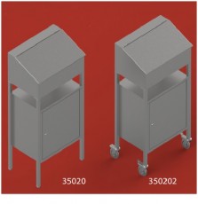 Nerūdijančio plieno spintelė-stovas mod.350201-350202