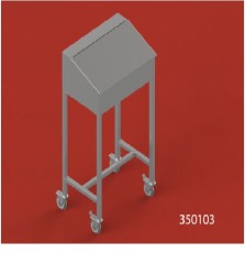 Nerūdijančio plieno spintelė-stovas mod.350101-350102