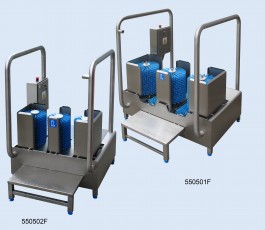 Rankinis botų padų ir šonų plautuvas 5505