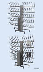 One side open shoes drying rack, mod. 5529