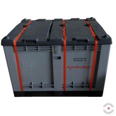 PREMIUM M-BOX plastikinis 309 L ličio baterijų transportavimo konteineris, fiksuotas krepšys