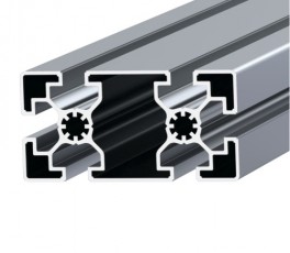 Super lengvas stačiakampis aliuminio profilis 40x80