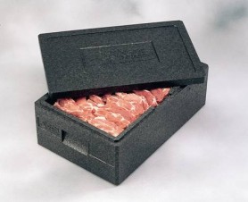 GN 1-2 polypropylene box for hot food