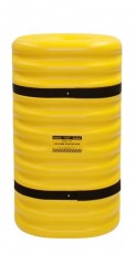 1712 geltono polietileno 300x300 mm kolonų apsaugos