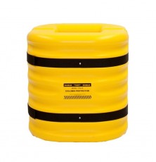 172410 geltono polietileno 250x250 mm kolonų apsaugos