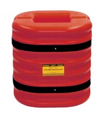 172410RED raudono polietileno apsauga 250x250 mm kolonai