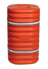 1709OR raudono polietileno apsauga 220 mm apvaliai kolonai