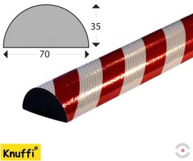 Lankstūs įspėjamieji, apsauginiai, 70 mm skersmens C plius tipo profiliai paviršiams