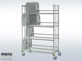 Thermo trays transport carts