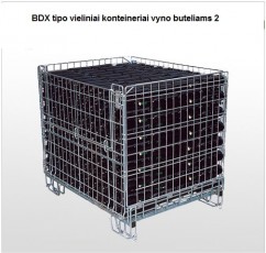 BDX type of wire containers for wine bottles