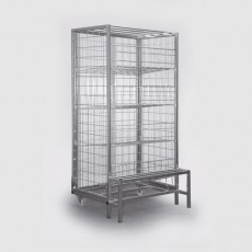 Special wire containers for wholesale and retail networks