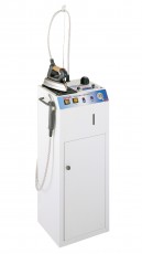 Professional ironing systems and steam ironing machines