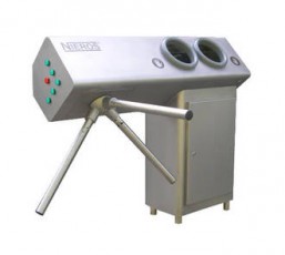 Hand disinfection station HDK-DG with controlled entry