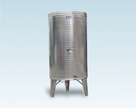 Open type 400-850 L stainless steel tanks for liquid foods