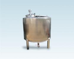 Stainless steel containers for milk