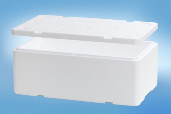 Isothermal containers  from a special polystyrene EPS for fresh fish or meat