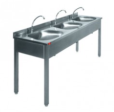 Several bowls sink, floor model AWE 5309