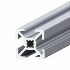 Square aluminium profile SLOT6 20x20mm