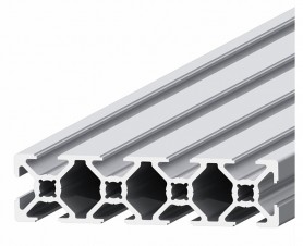 Stačiakampis aliuminio profilis SLOT6 20x80 mm