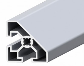 Kampinis 45 laipsnių aliuminio profilis 40x45 mm